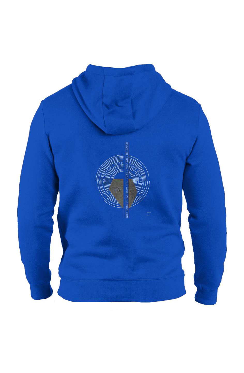 Romans 10:9 Threadfast Apparel Fleece Pullover Hoodie