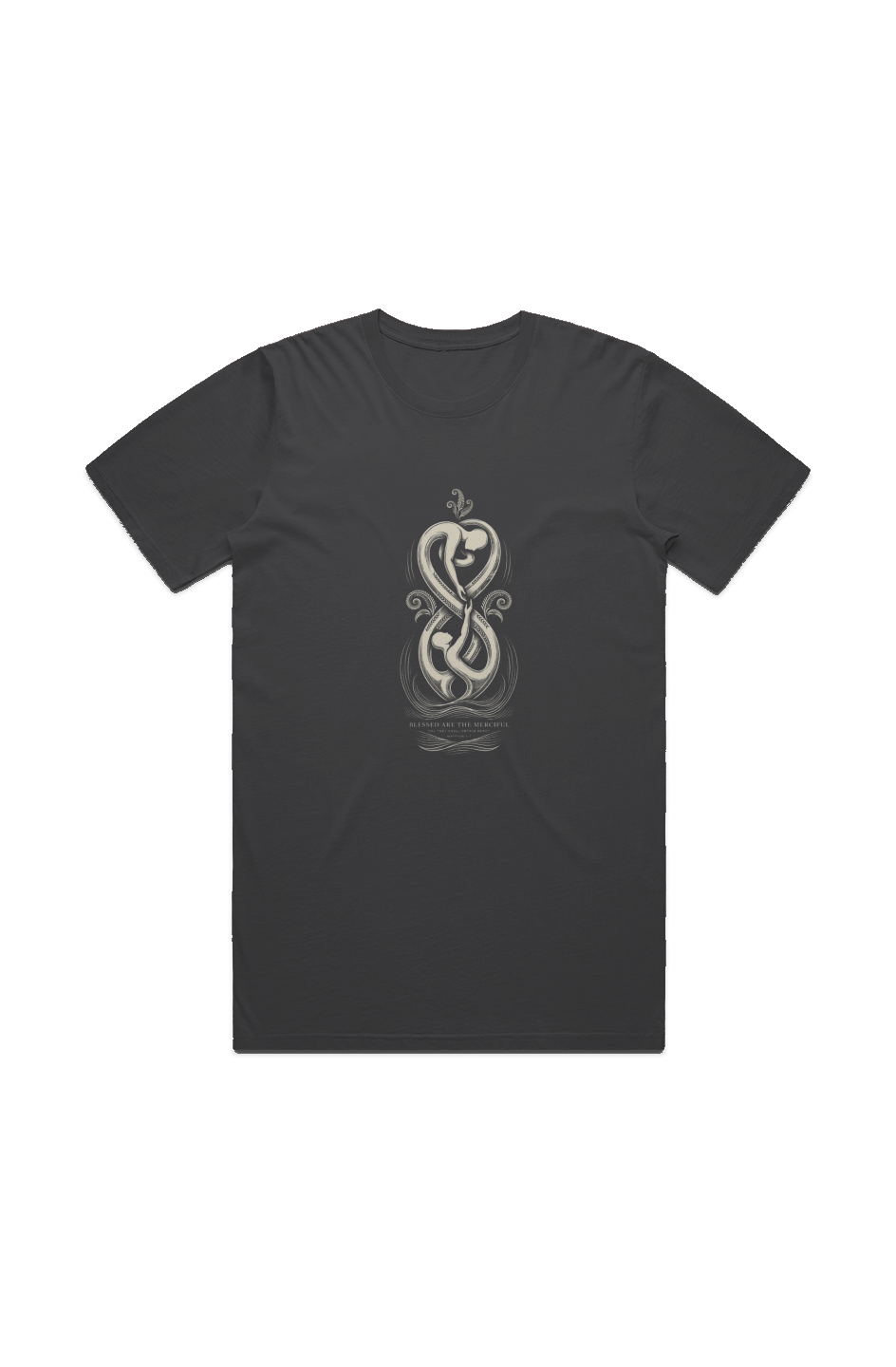 Blessed Are The Merciful MENS STAPLE FADED TEE