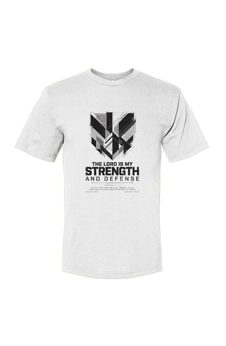 My Strength and My Defense USA-Made 100% Cotton T-Shirt