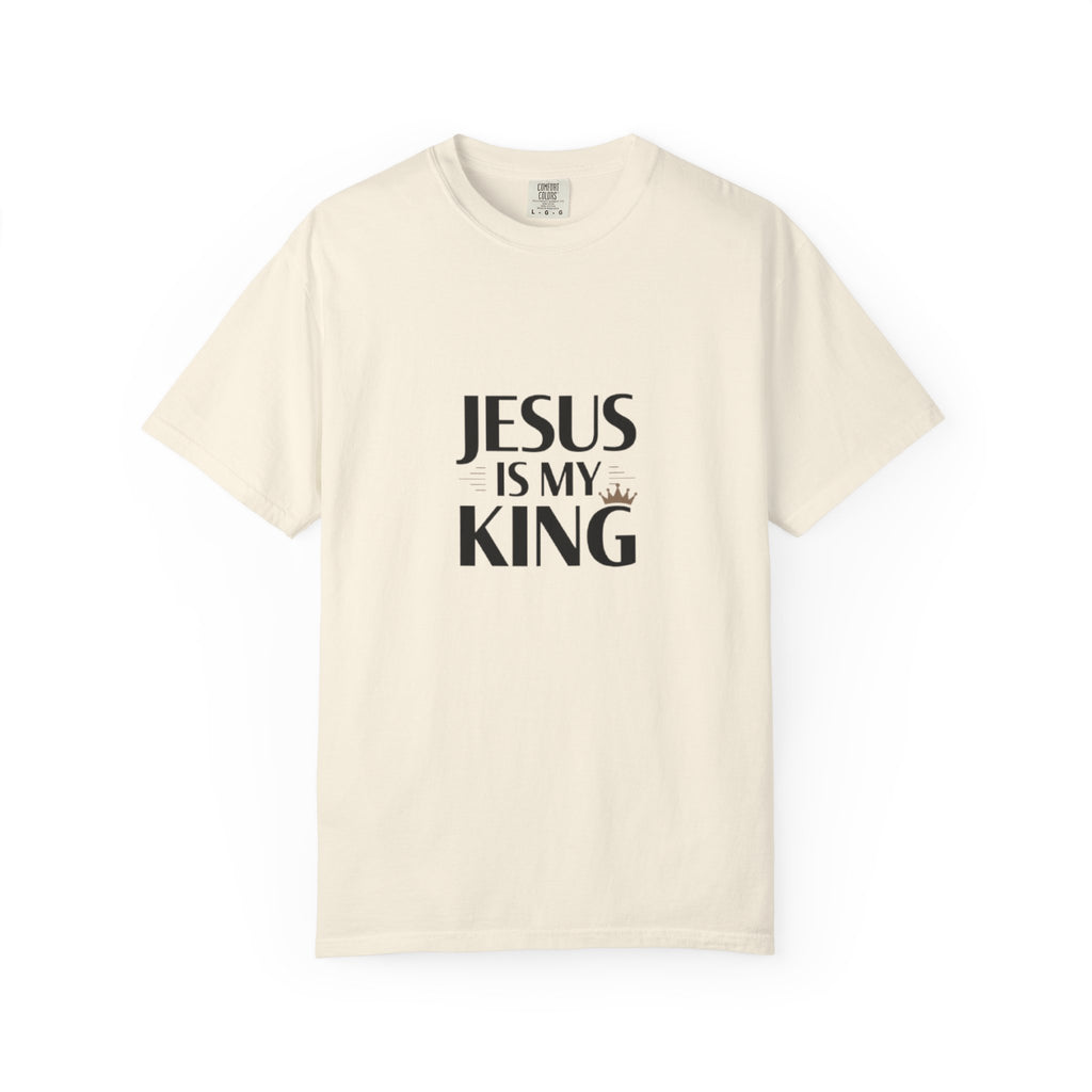 Jesus Is My King Christian T-Shirt - Crown Faith Tee
