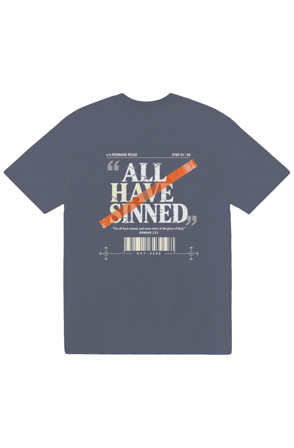 Romans 3 23 Mens Heavyweight T Shirt