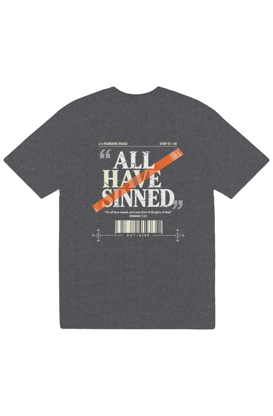 Romans 3 23 Mens Heavyweight T Shirt