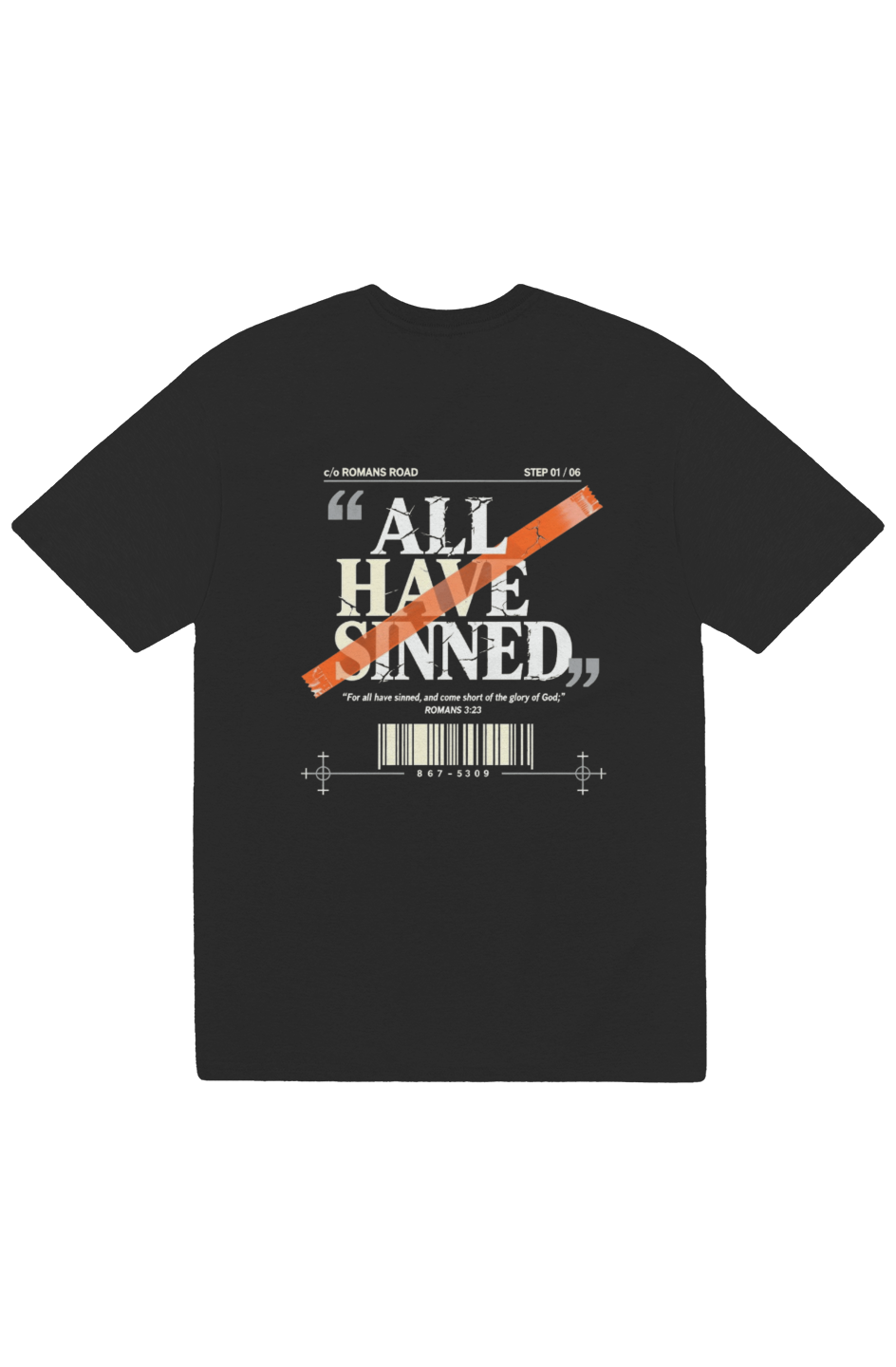 Romans 3 23 Mens Heavyweight T Shirt