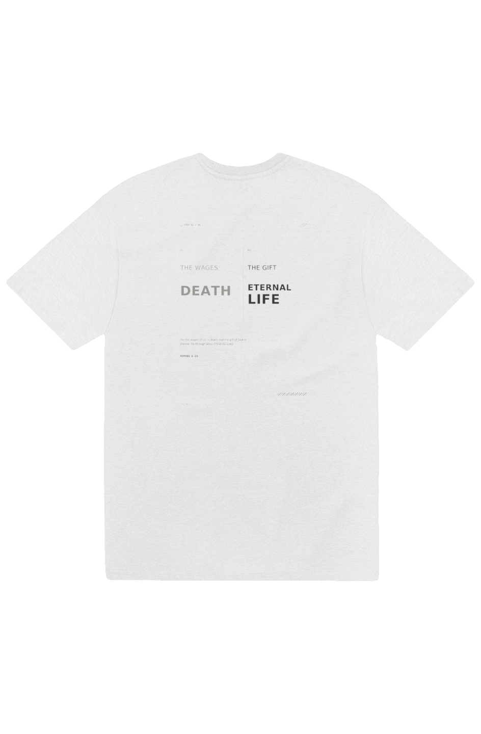 Romans 6 23 Mens Heavyweight T Shirt