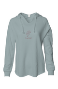 Merry Bright Womens Lightweight Wash Hooded Sweatshirt