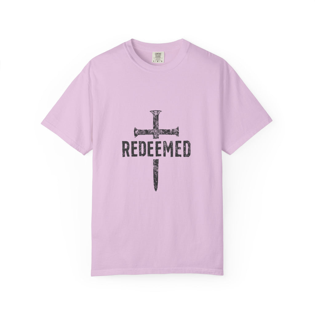 Redeemed Christian T-Shirt - Cross Faith Statement Tee