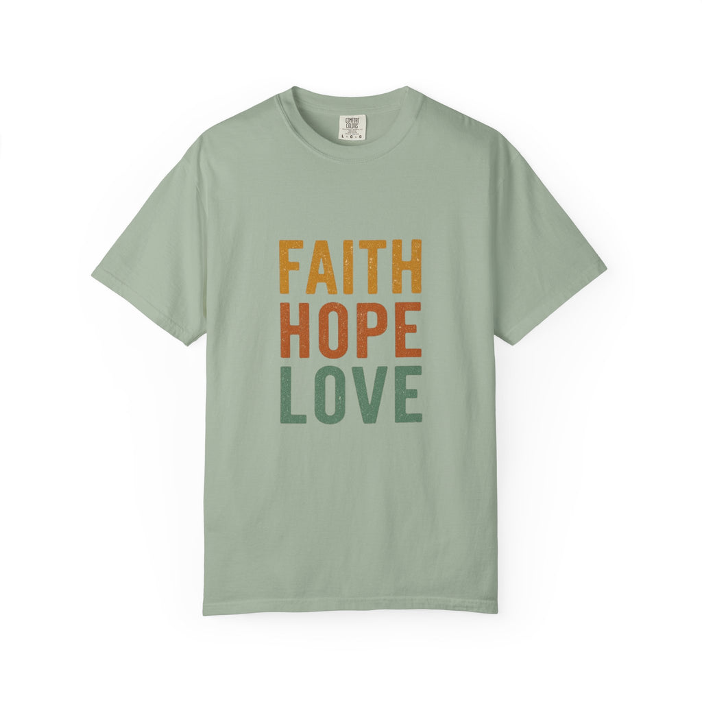Faith Hope Love Christian T-Shirt - 1 Corinthians 13:13 Tee