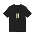 The Great Exchange 2 Corinthians 5:21 Tee in Black — front view showing Great Exchange gospel graphic, Christian faith tee by 4HG