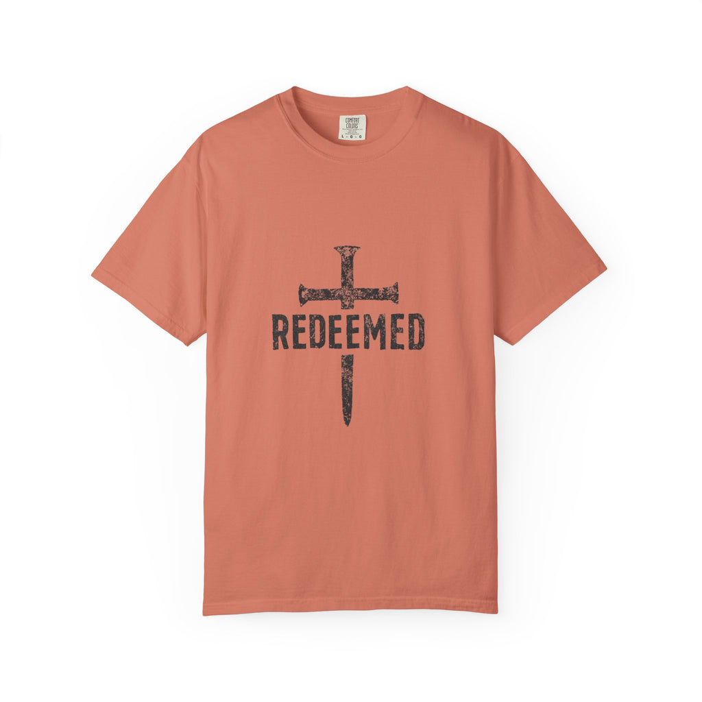 Redeemed Christian T-Shirt - Cross Faith Statement Tee