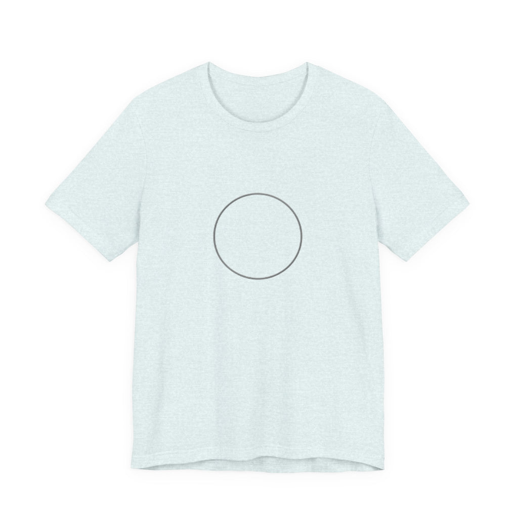 Eternal God Unisex Jersey Tee in Heather Ice Blue — front view showing Psalm 90:2 From Everlasting to Everlasting graphic, Christian faith tee by 4HG