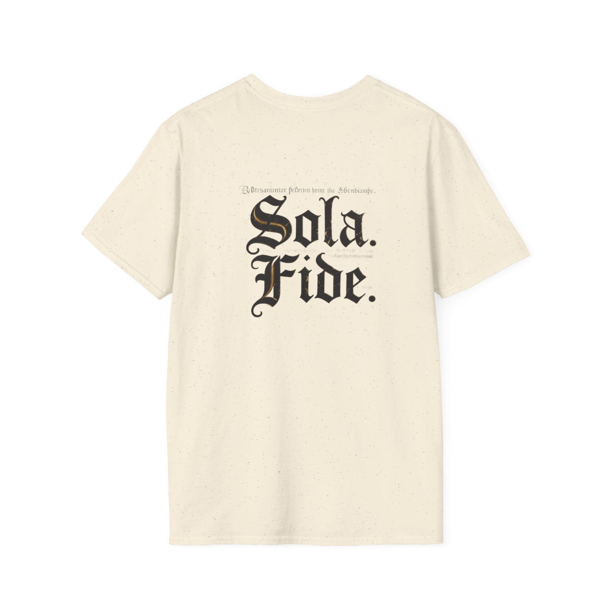 Sola Fide Gothic Back-Print T-Shirt