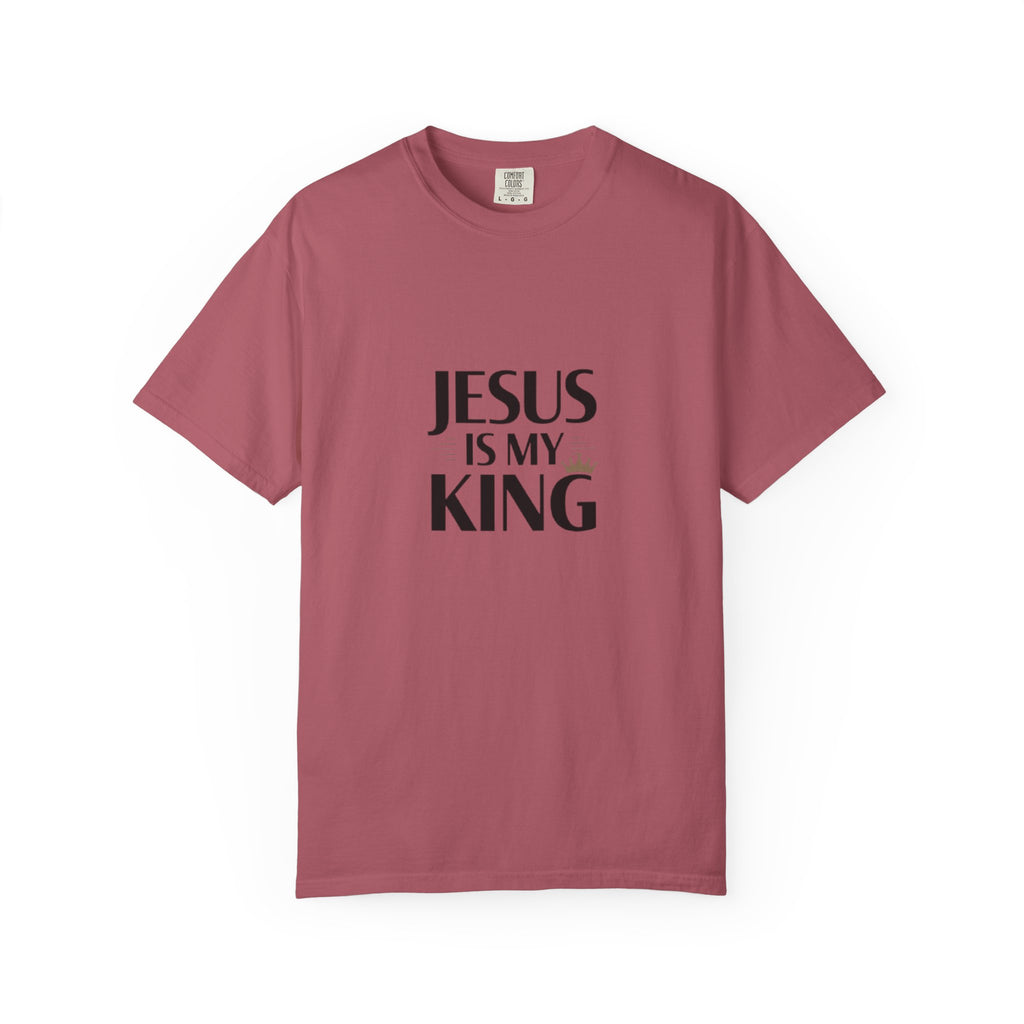 Jesus Is My King Christian T-Shirt - Crown Faith Tee