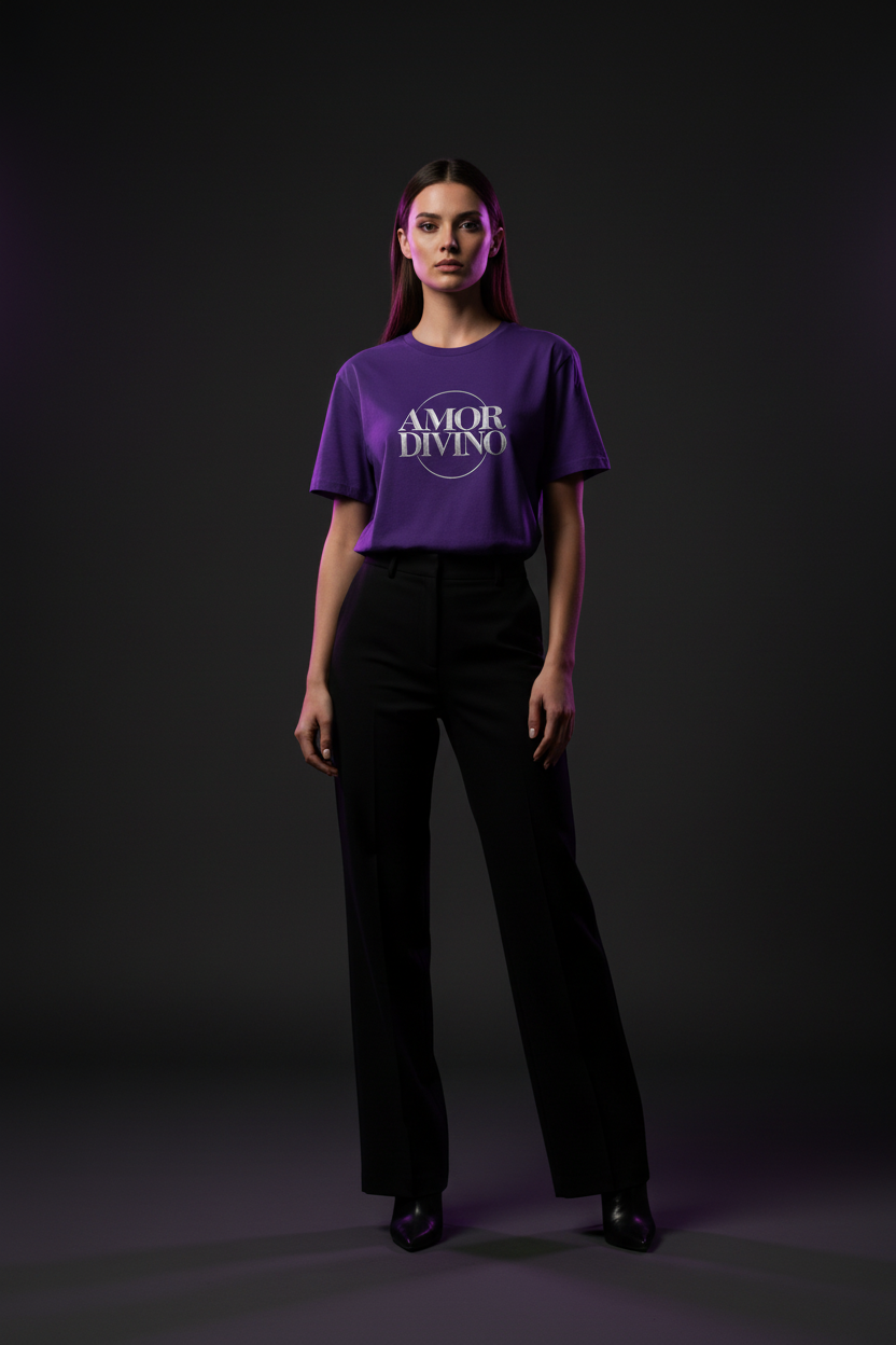 AMOR DIVINO - Female Vogue Mockup