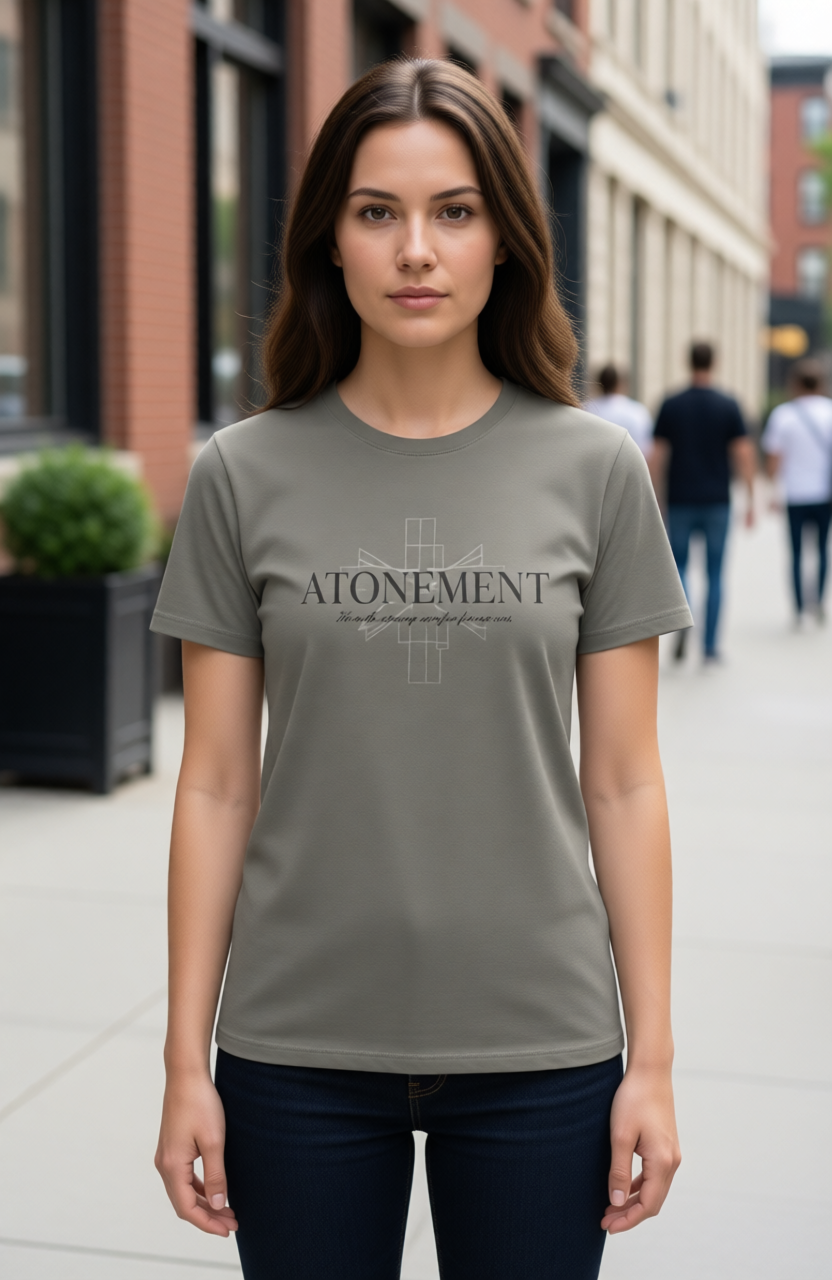 Atonement Staple Faded Tee - Premium Faith-Based Apparel