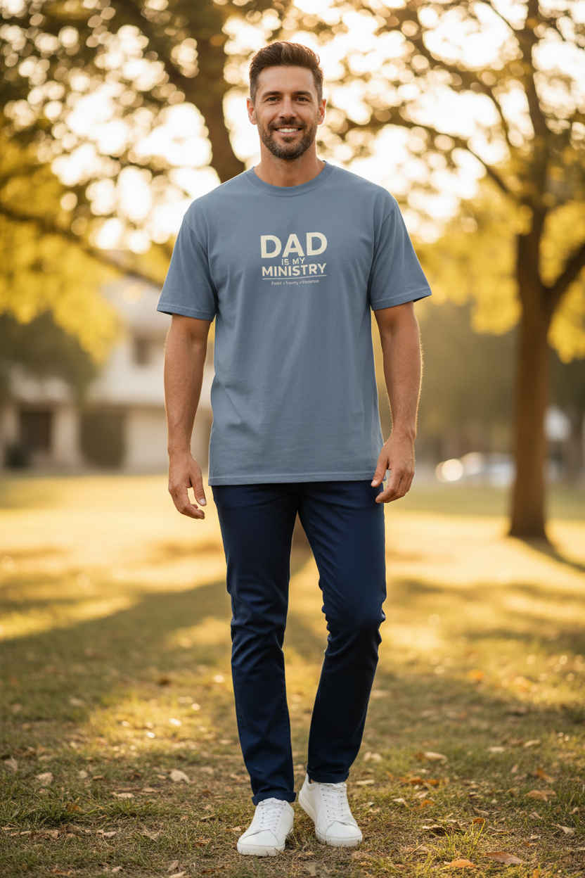 Dad Is My Ministry - Male GQ Mockup