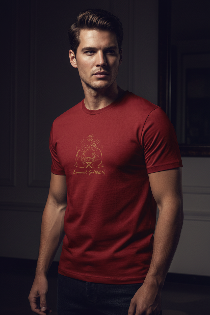 Emmanuel God With Us — Luxury Fashion Male Mockup