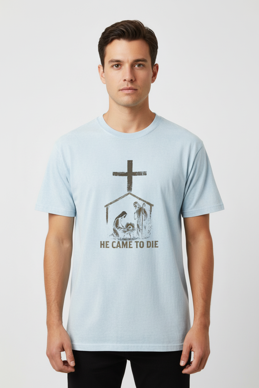 He Came to Die — Male Mockup
