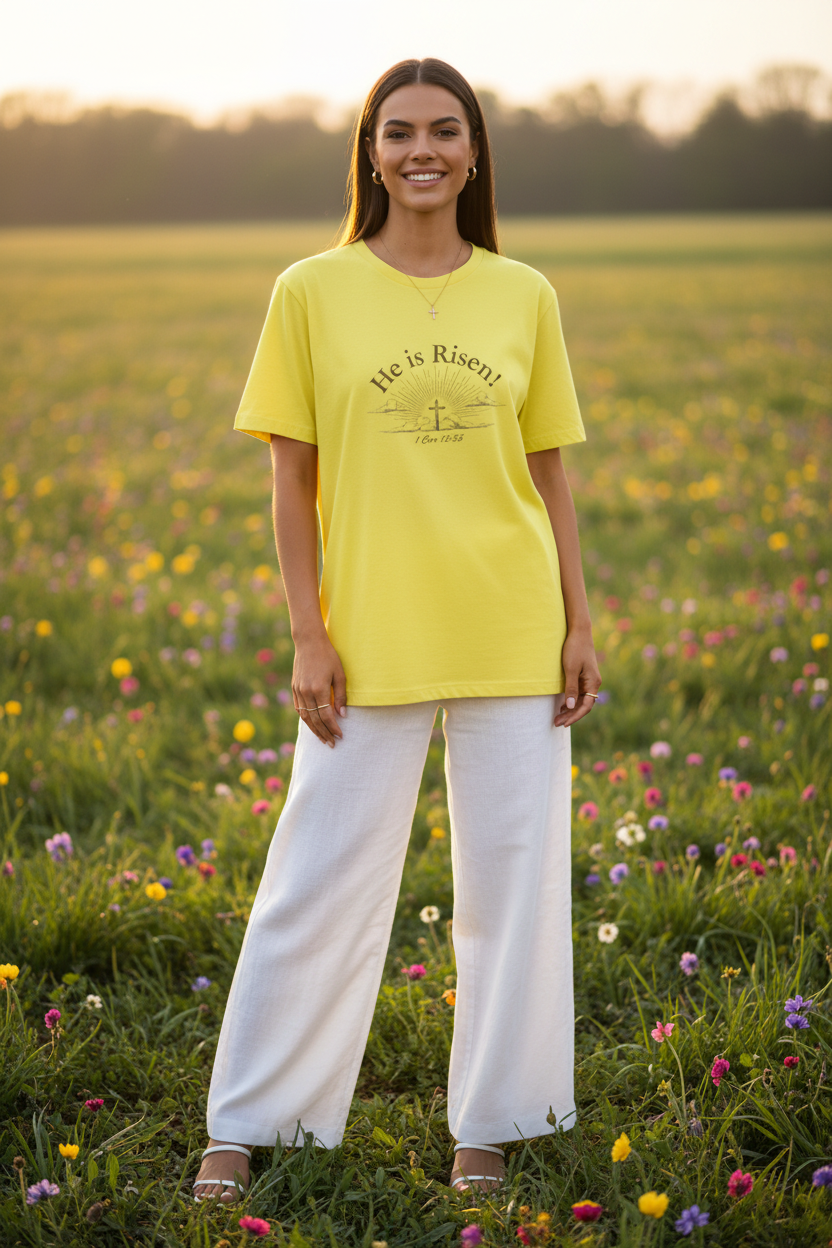 He is Risen - Female Vogue Easter Mockup