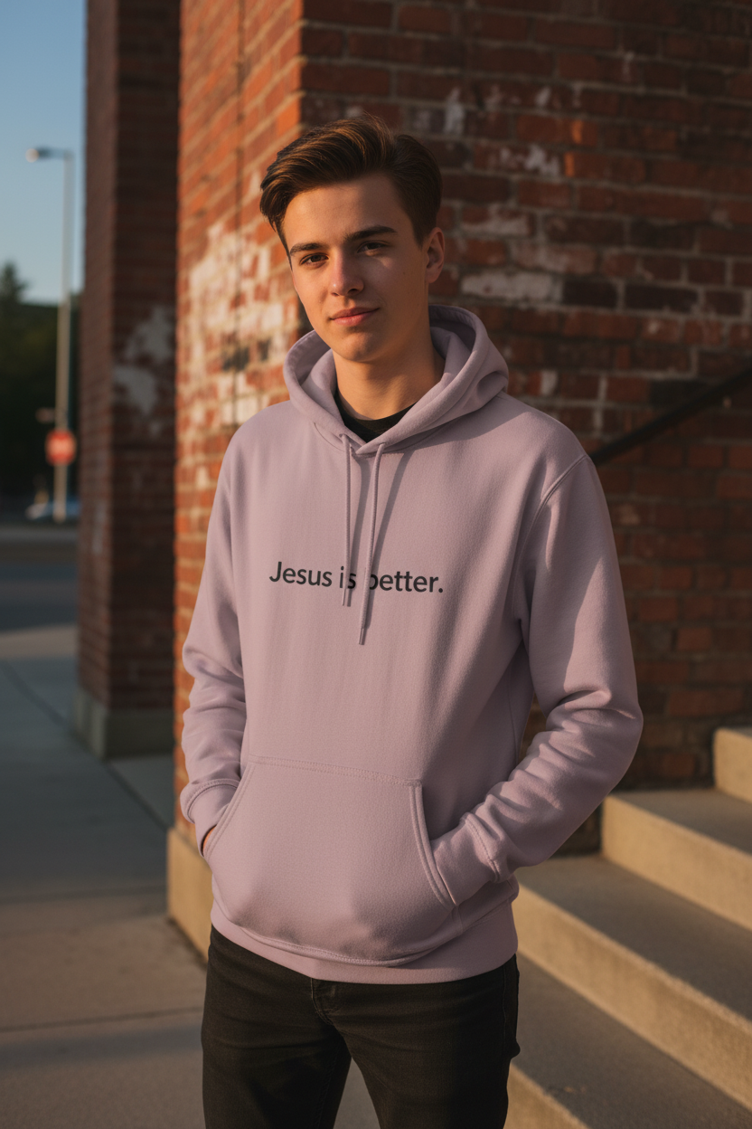 Jesus Is Better Hoodie — GQ Youth Editorial