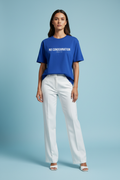 NO CONDEMNATION Royal Blue - Female Vogue Mockup