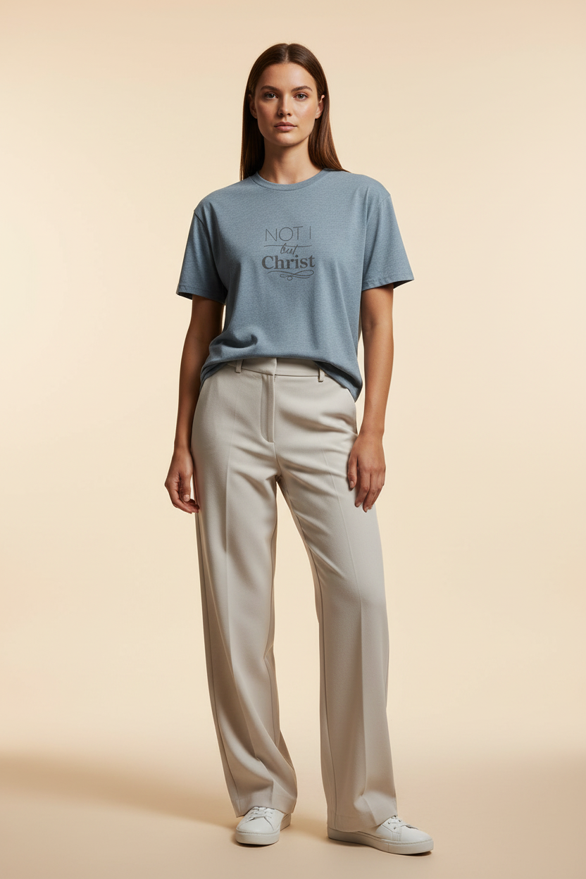 Not I But Christ - Female Vogue Mockup