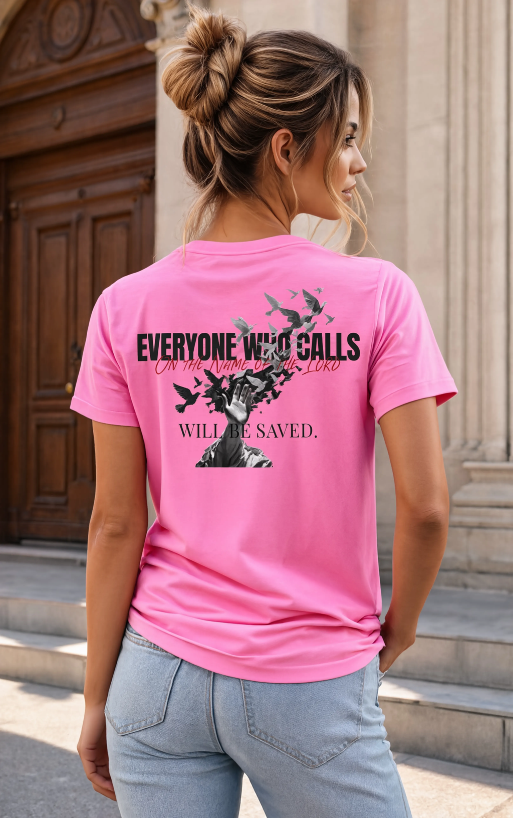 Romans 10:13 | Men's Premium Soft Touch Tee
