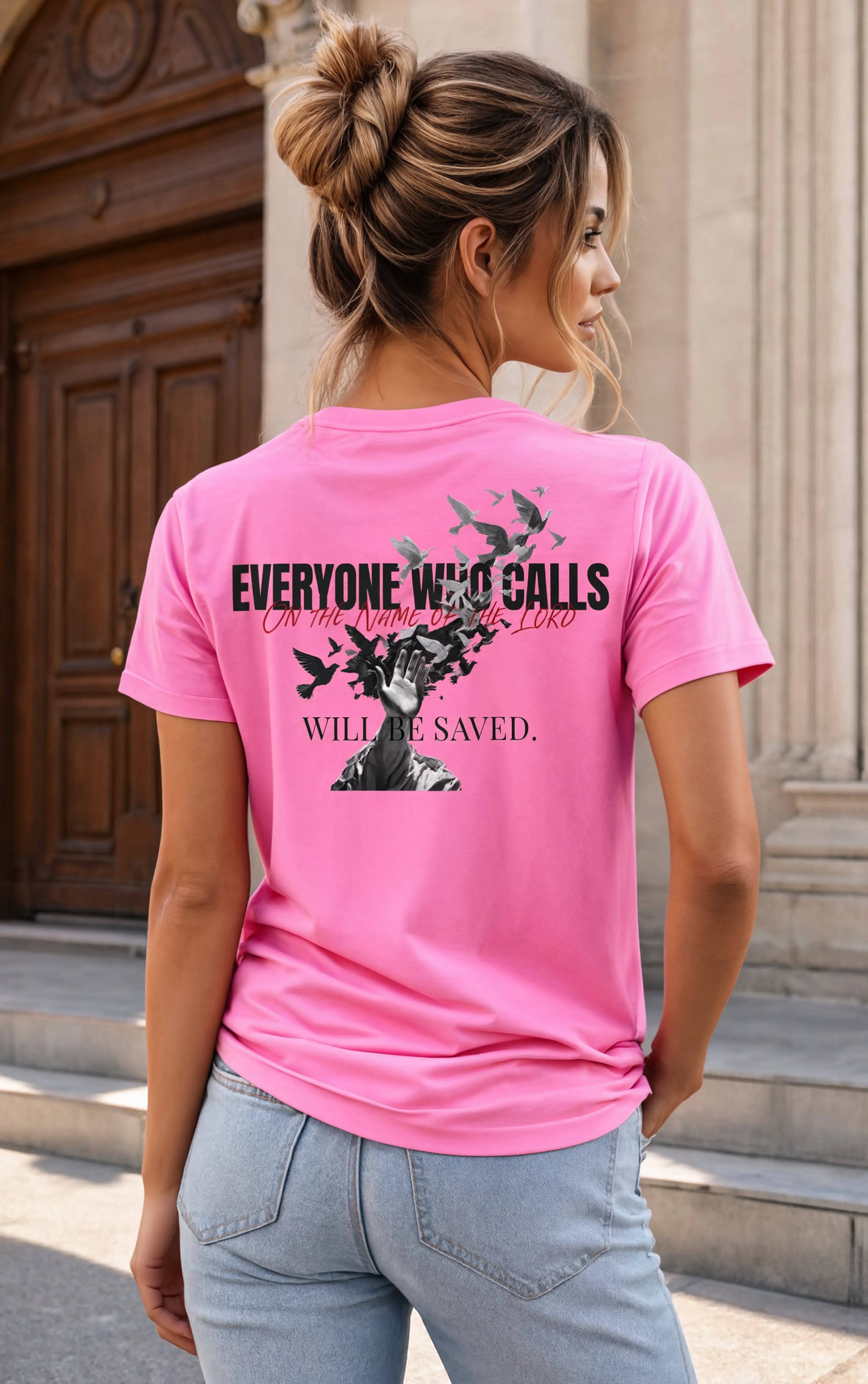 Romans 10:13 | Men's Premium Soft Touch Tee