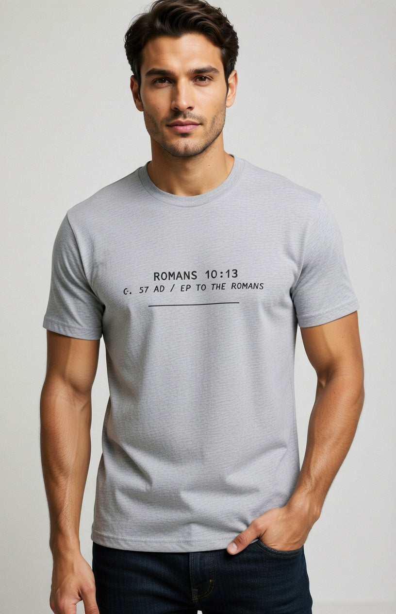 Romans 10:13 | Men's Premium Soft Touch Tee