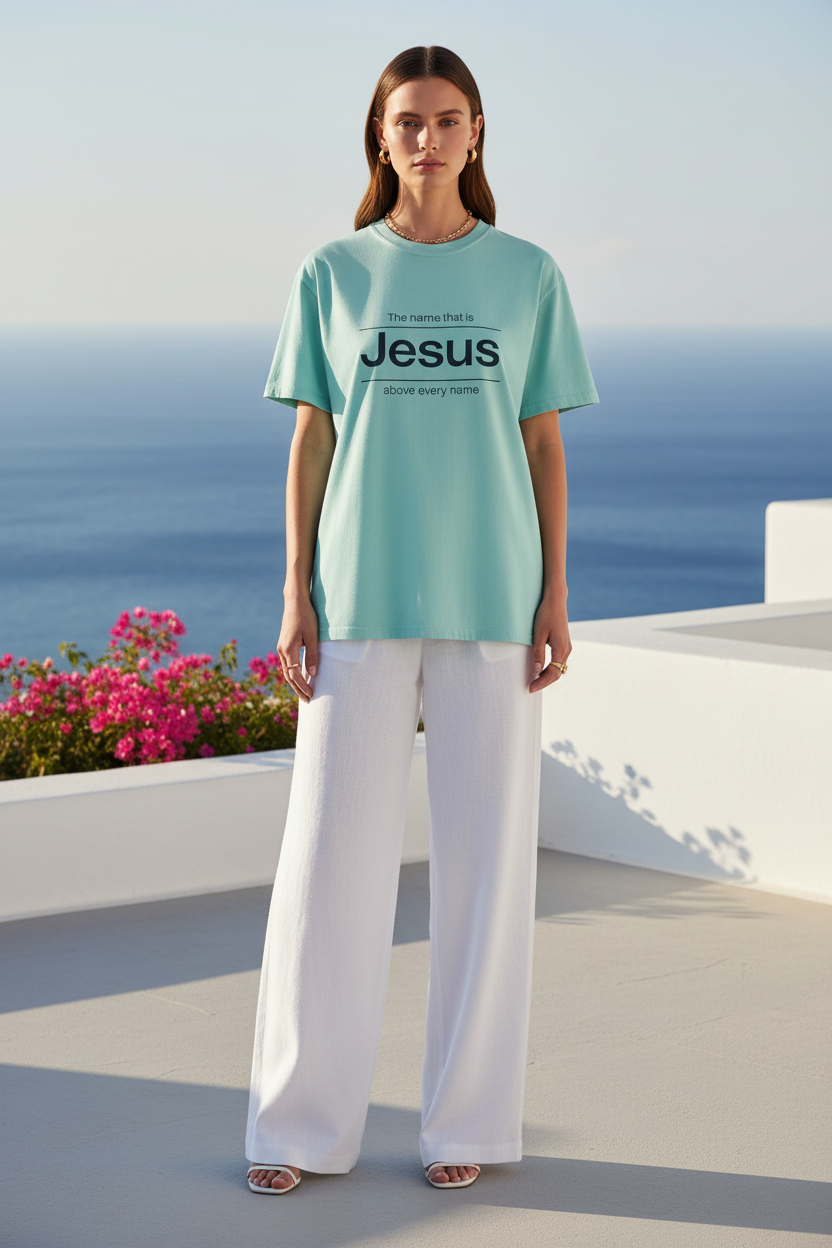The Name That Is Jesus Above Every Name - Luxury Vogue Paris Mockup