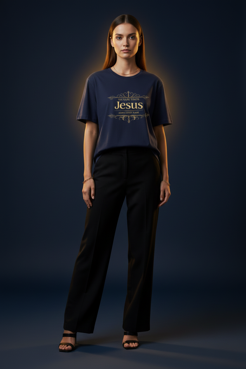 The Name That Is Jesus - Female Vogue Mockup