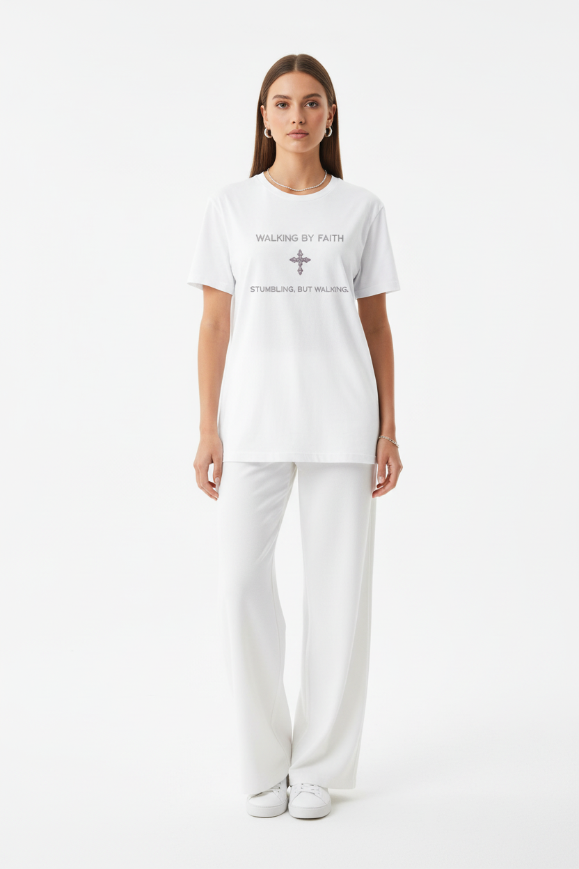 Walking By Faith - Female Vogue Mockup