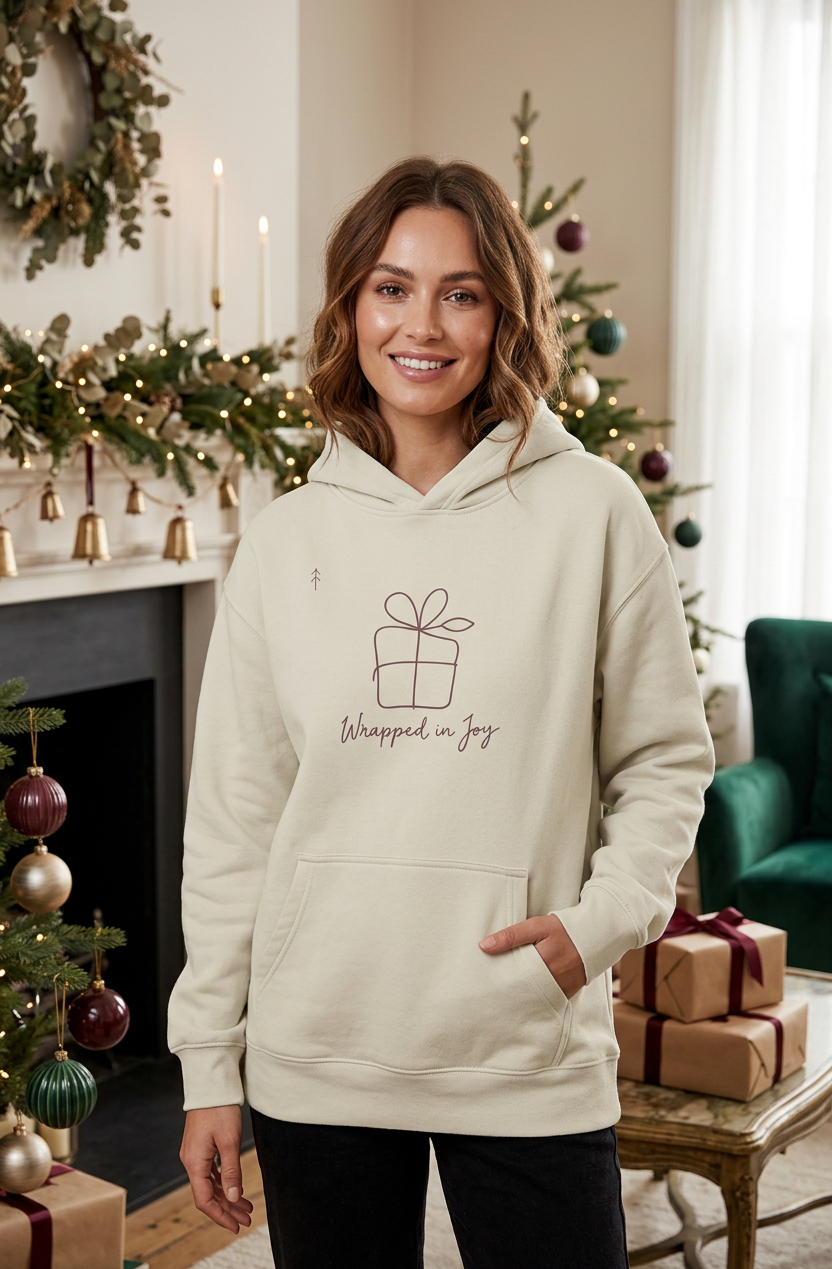 Wrapped in Joy | Women's Relaxed Hoodie